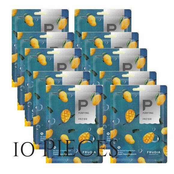 Sale! New! 10 Frudia Sheet Masks - New! Purifying Mango - 10 Juicy Sheet Masks - Picture 2 of 10